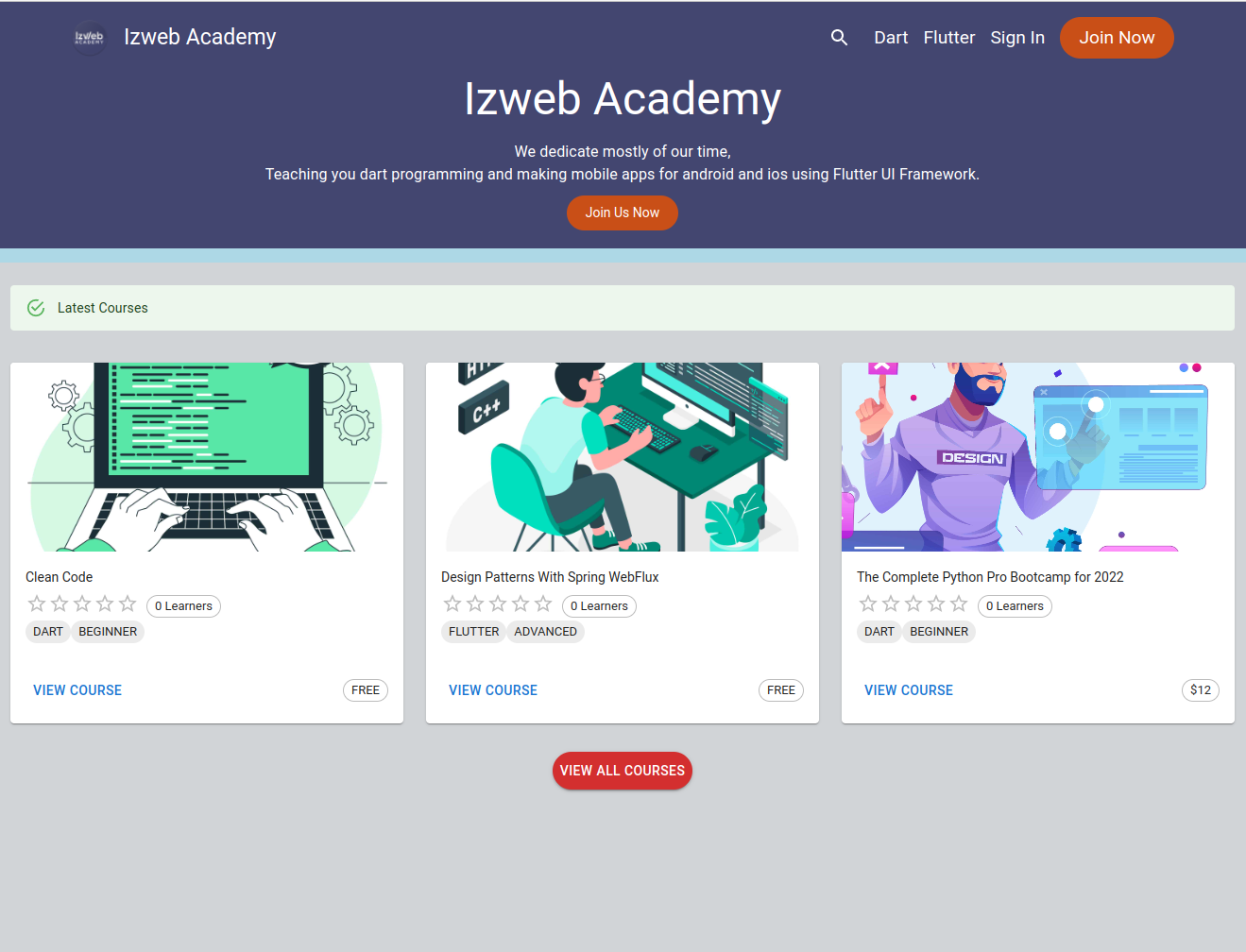 Izweb Academy Project